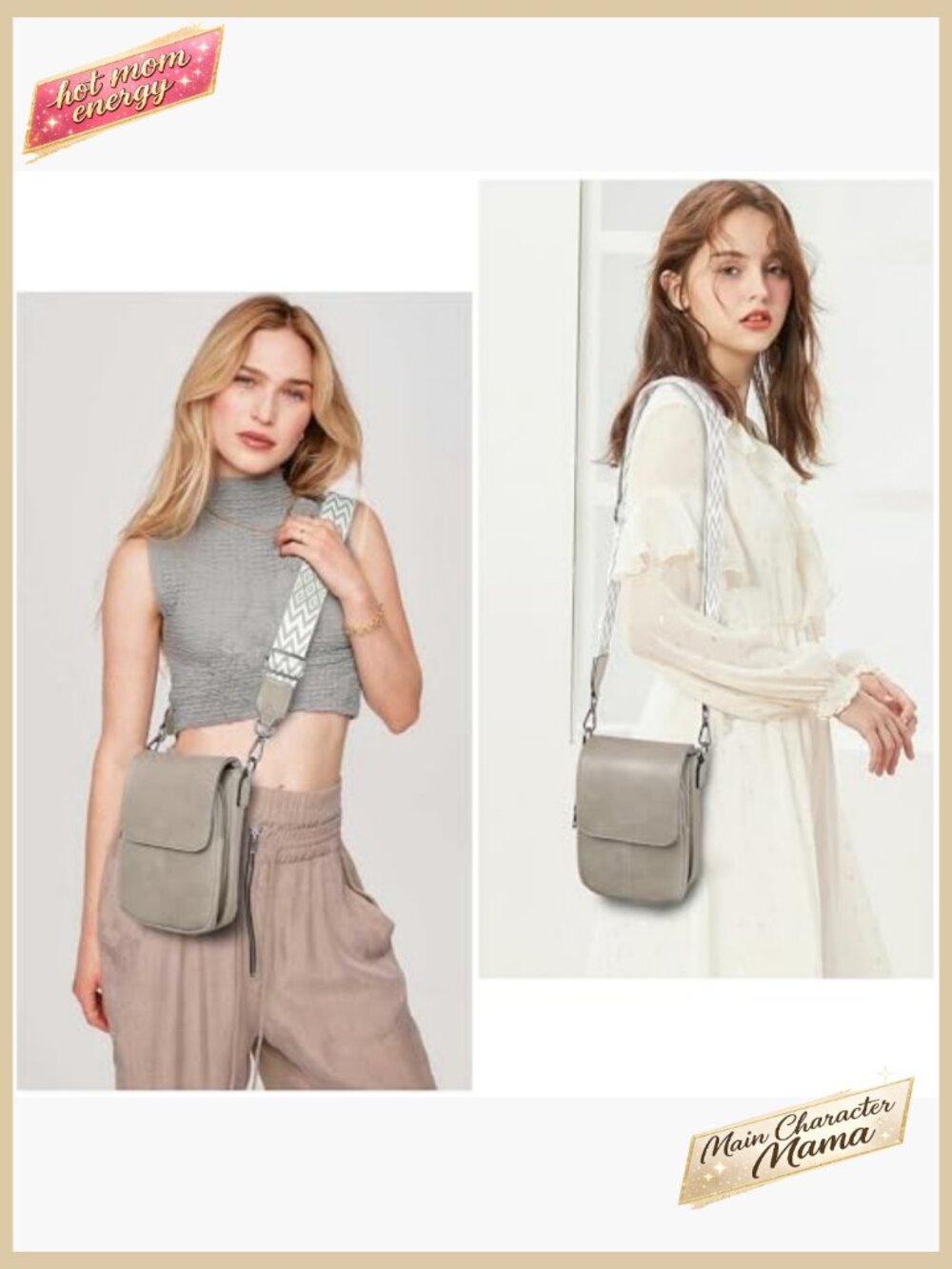 Small Crossbody Bag Lightweight Spacious Adjustable Strap Multiple Compartments - Picture 2 of 7